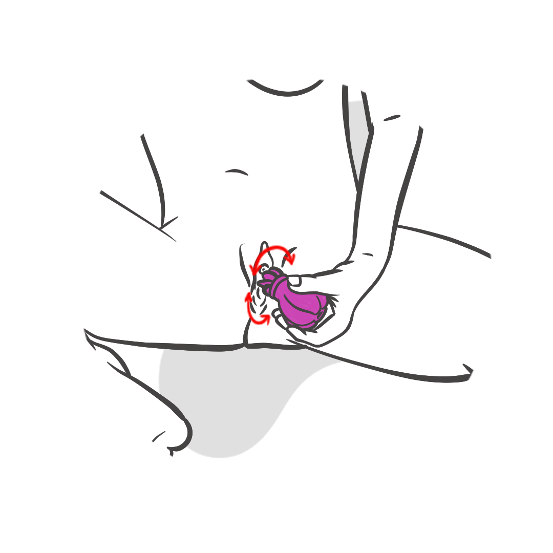 Нежный стимулятор для клитора  Caress