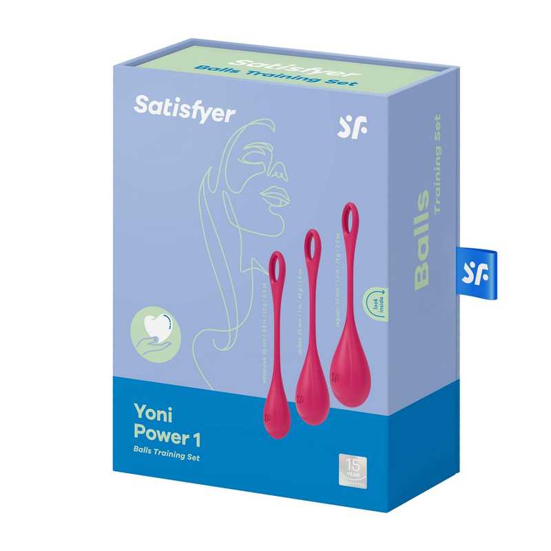 Набор вагинальных шариков Satisfyer Yoni Power красный