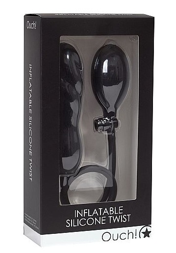 Фаллос с расширением  Inflatable Silicone Twist