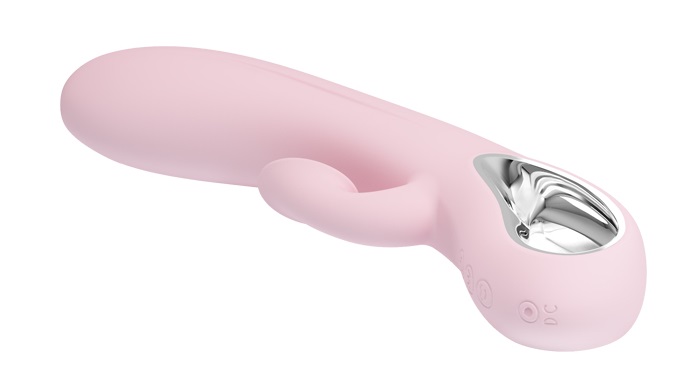 Вибратор-кролик с вакуумной стимуляцией клитора розовый