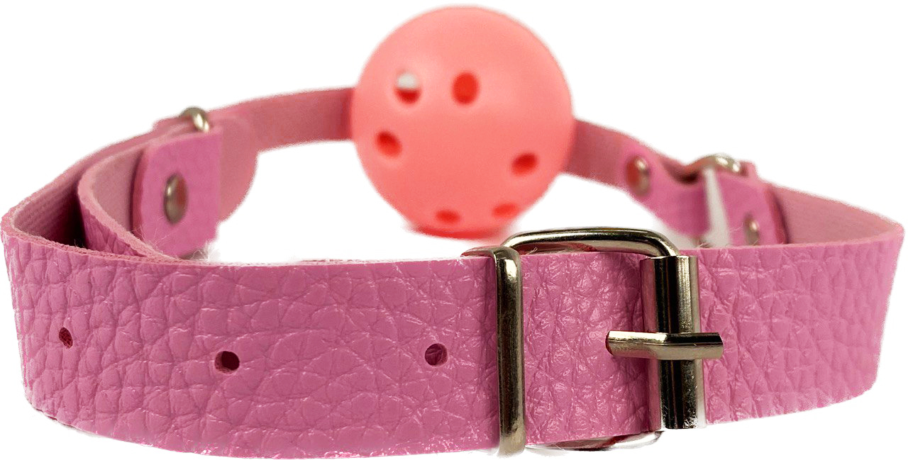 Кляп розовый с отверстиями Кляп розовый с отверстиями