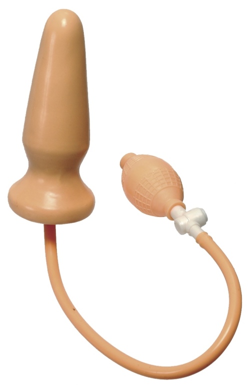 Анальная пробка с грушей Buttplug Plus Pump