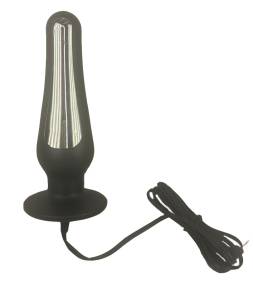 Большая анальная пробка Капля с пультом 