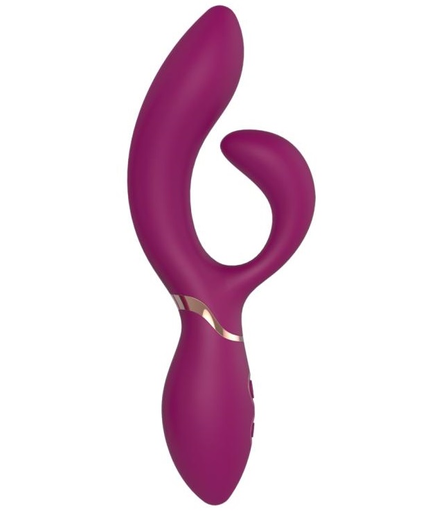 Гибкий вибратор-кролик AN Flower