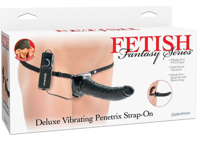 Страпон Deluxe Vibrating