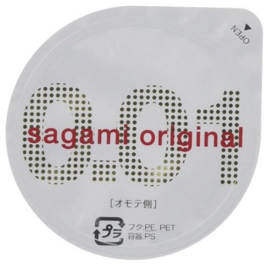 Презервативы SAGAMI Original 001 полиуретановые (1 шт)