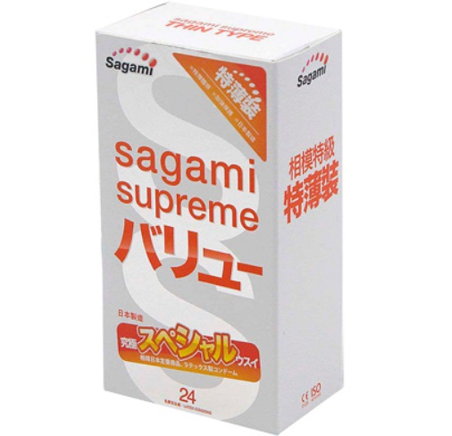 Презервативы SAGAMI ультратонкие 24шт.