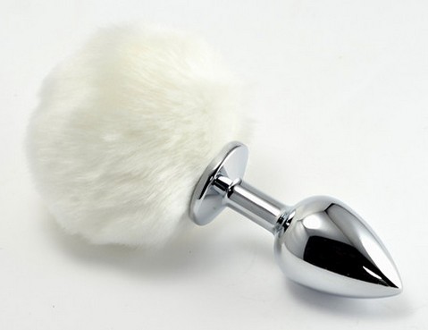 Пробка из металла с зайчим хвостиком