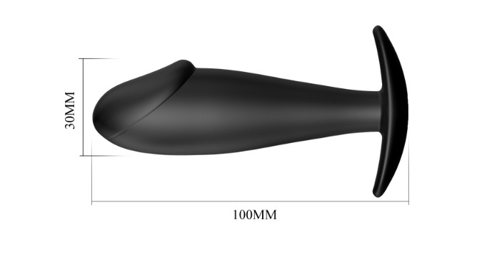 Анальная пробка с анатомичным основанием