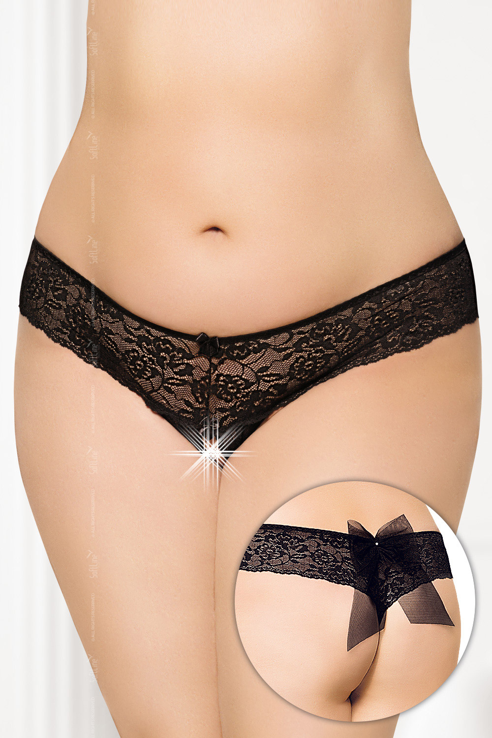 Трусики с разрезом Soft Line Collection XL