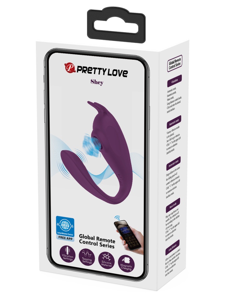 Вибратор для пар с приложением Shey