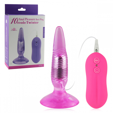 Нежная анальная пробка Pink Anal Pleasure 12см
