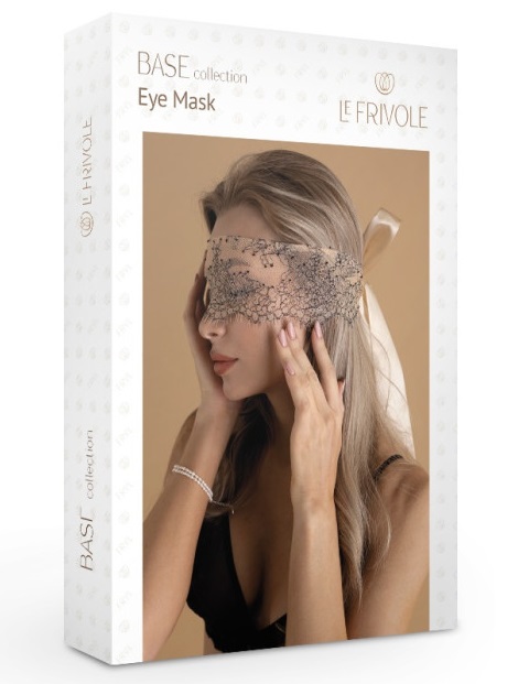 Кружевная маска экрю 