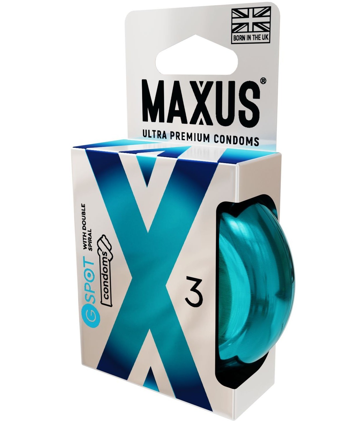 Презервативы MAXUS двойная спираль G Spot 3 шт