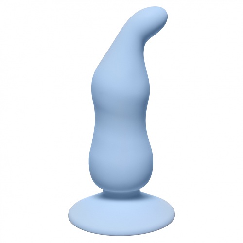 Анальная пробка Waved Anal Plug Blue 