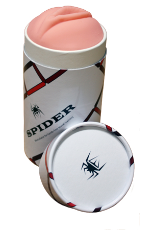 Мастурбатор Spider белый с вибрацией