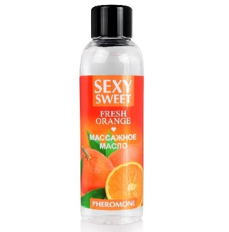 Массажное масло с феромонами Fresh Orange 75 мл