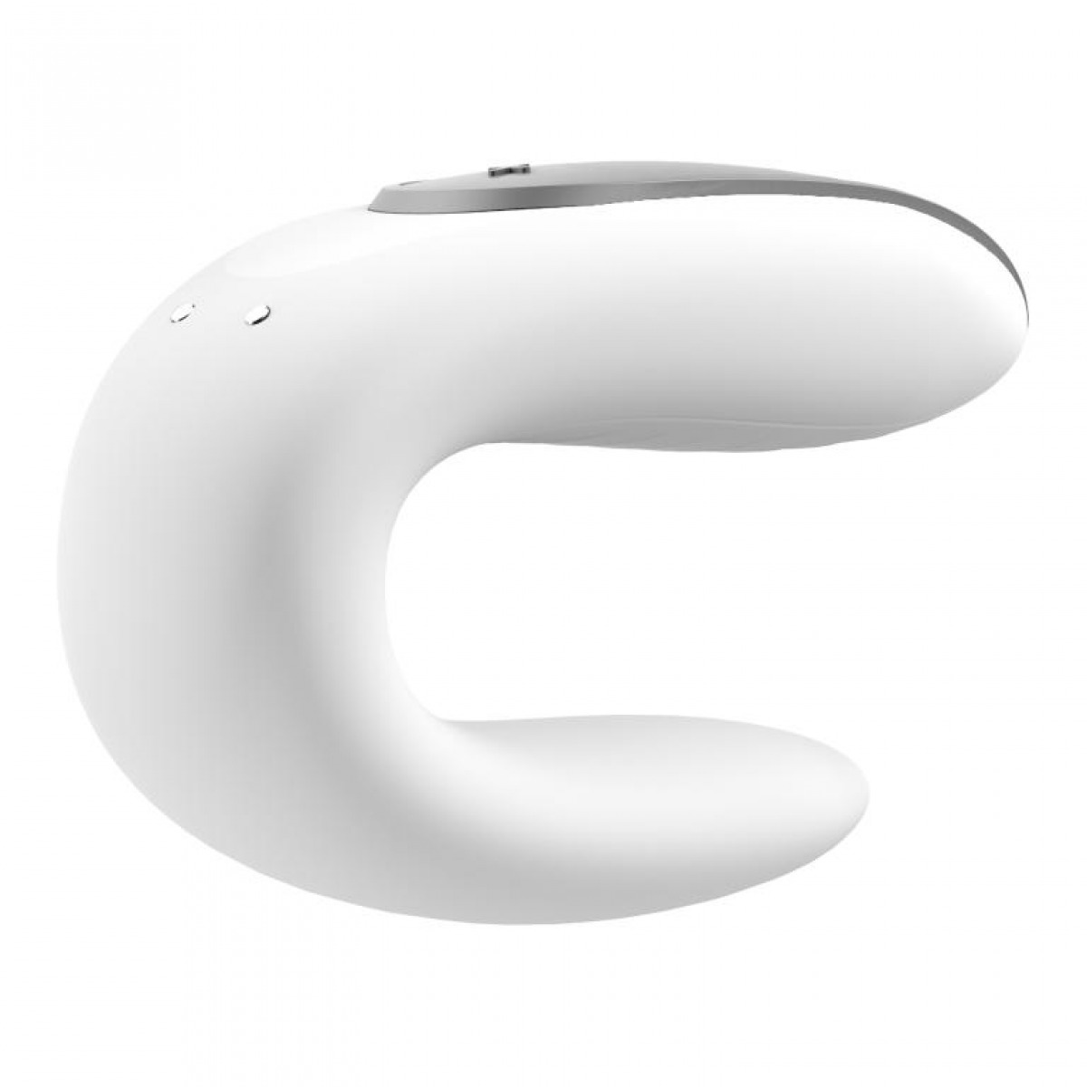 Белый парный вибратор Satisfyer Double Fun