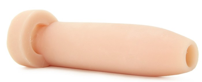 Насадка увеличитель Real Feel с кольцом на мошонку