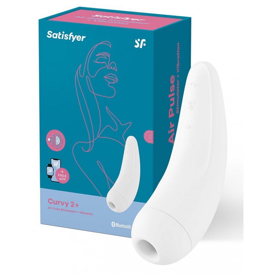 Вакуумный стимулятор с приложением Satisfyer Curvy 2