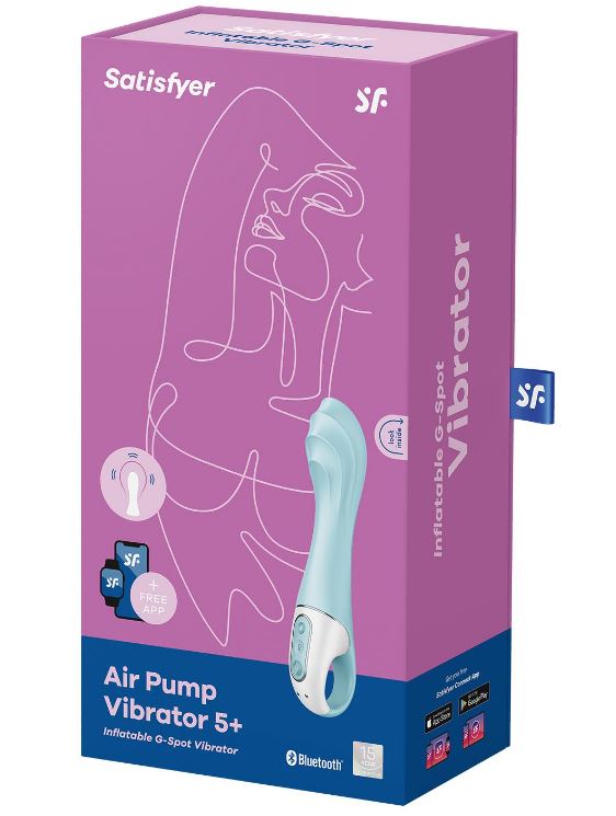 Голубой вибромассажер  Air Pump