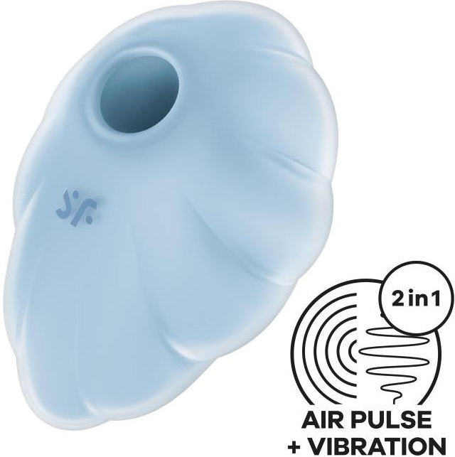 Синий вакуумный стимулятор Cloud Dancer