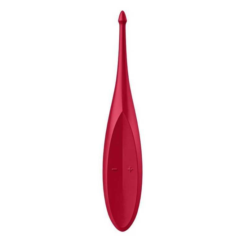 Малиновый вибромассажер Satisfyer Twirling Fun 