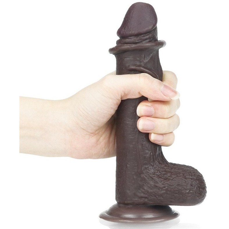 Шоколадный дилдо на присоске
