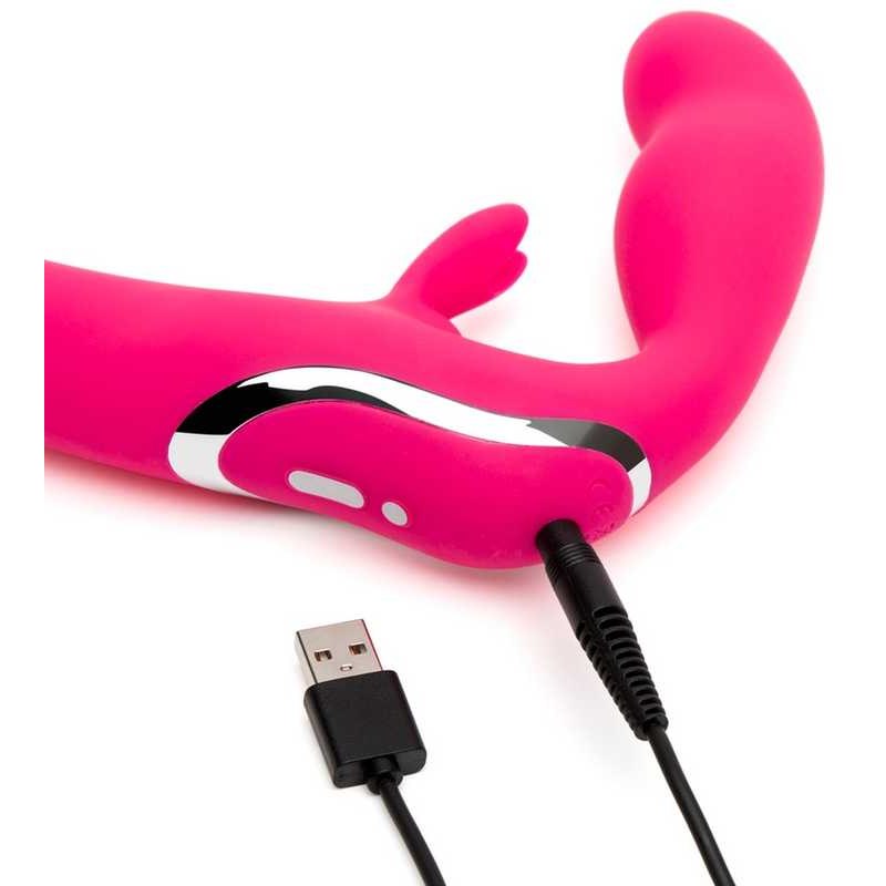 Гибкий страпон Happy Rabbit