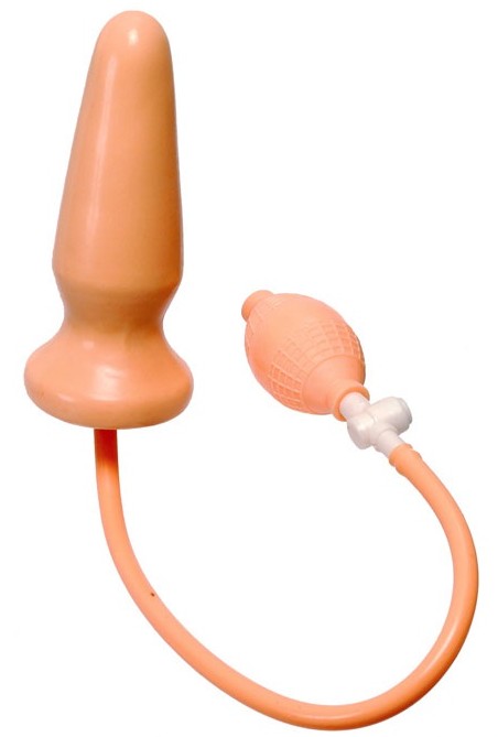 Анальная пробка с грушей Buttplug Plus Pump