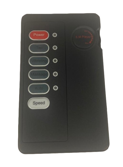 Большая анальная пробка Капля с пультом