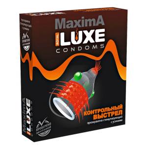 Презерватив Luxe maxima Контрольный выстрел 