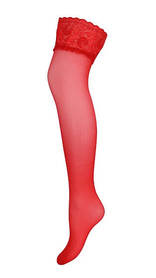 Чулки красные 2