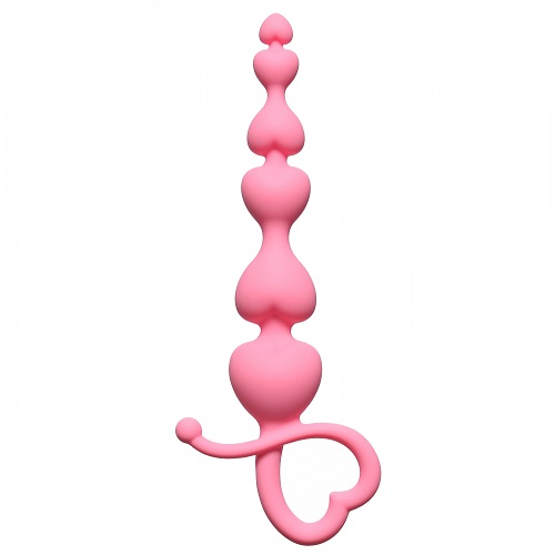 Анальная цепочка Begginers Beads Pink 