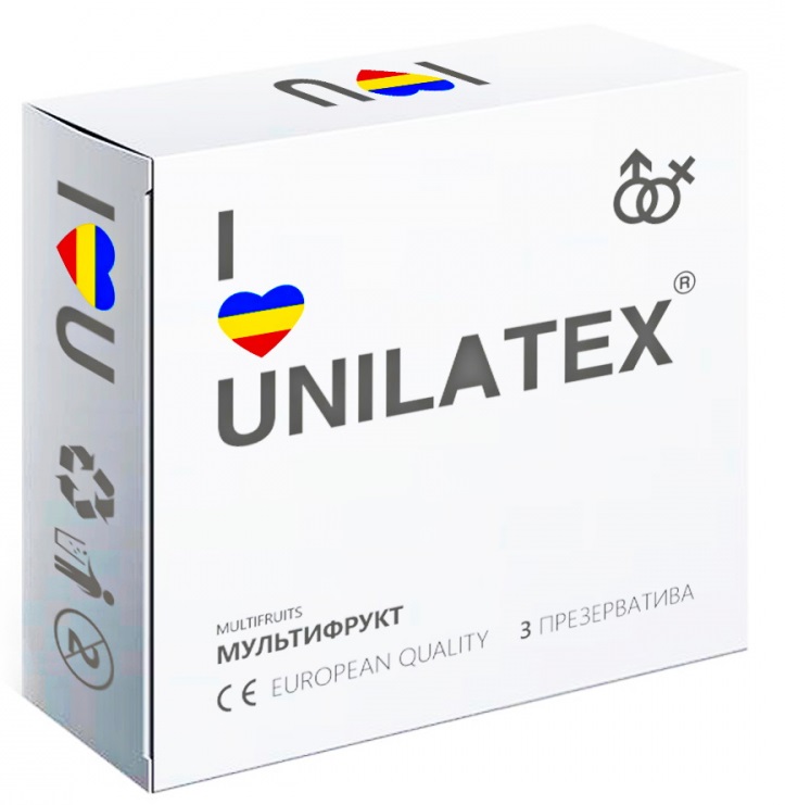 Презервативы Unilatex Multifruits 3 шт