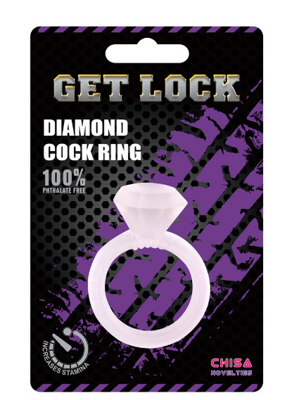 Эрекционное кольцо с кристаллом Diamond 
