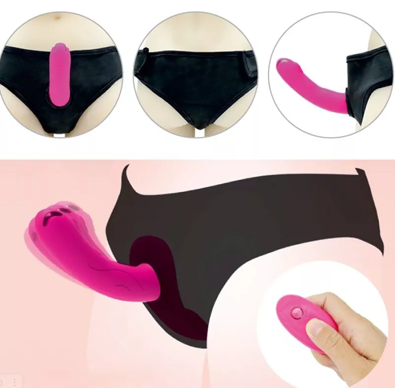 Стимулятор клитора-страпон