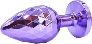 Маленькая текстурная анальная пробка Purple 