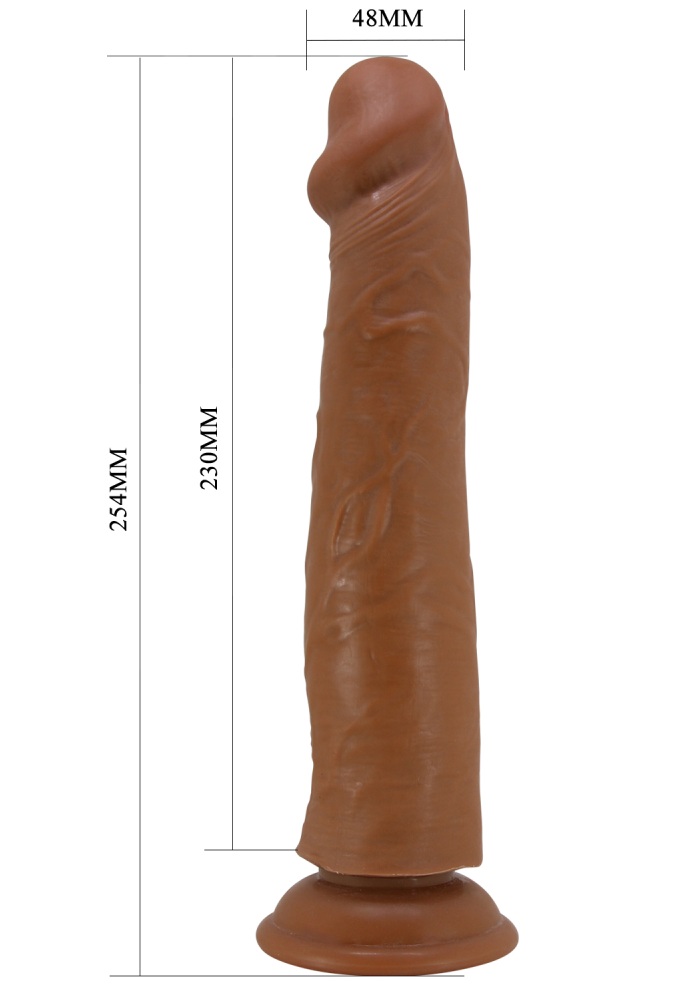 Фаллос с подвижной кожей мулат Sharife