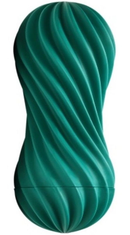 Мастурбатор Tenga Flex Fizzy Green с вращением