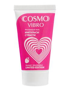 Гель возбуждающий для женщин Cosmo Vibro Земляника 25 гр 