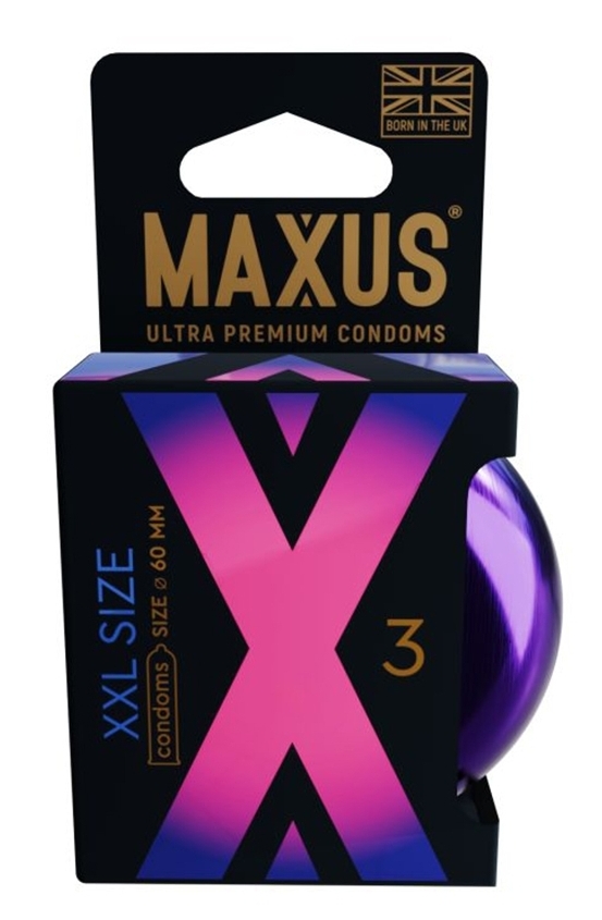 Презервативы увеличенные MAXUS XXL №3