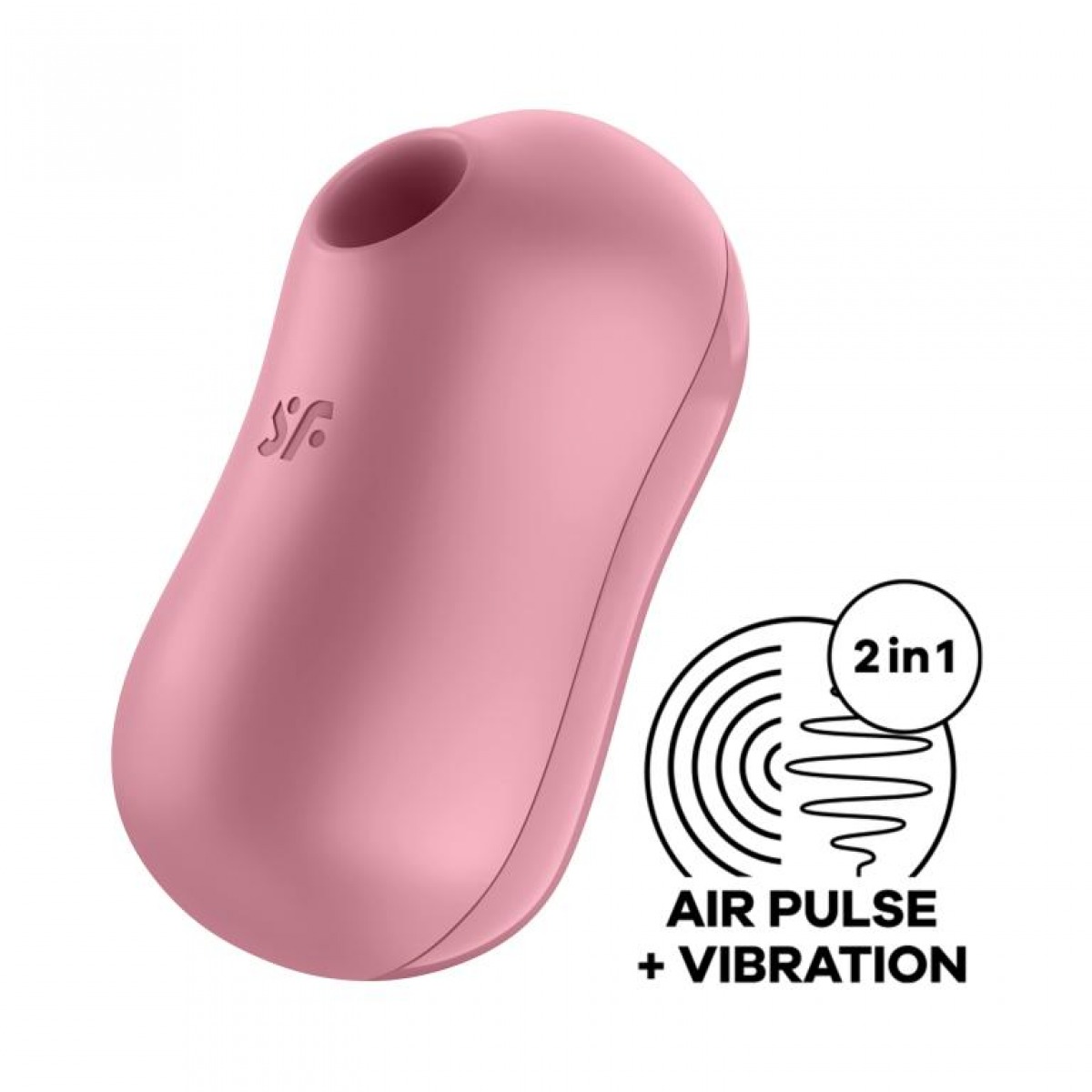 Бесконтактный клиторальный стимулятор Satisfyer Cotton Candy розовый