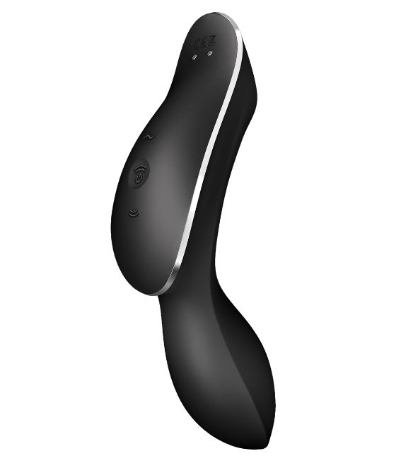 Черный вибростимулятор Satisfyer Curvy Trinity 2