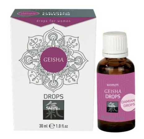 Капли возбуждающие женские Geisha Drops Shiatsu 30ml