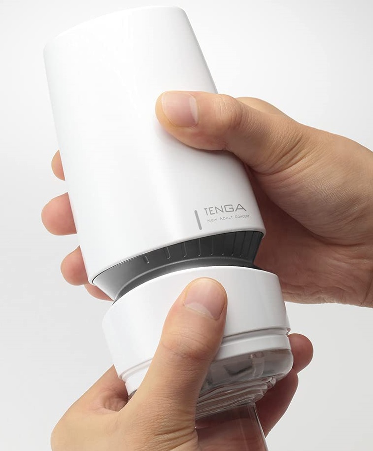 Мастурбатор Tenga  Aero Silver Ring с регулировкой всасывания
