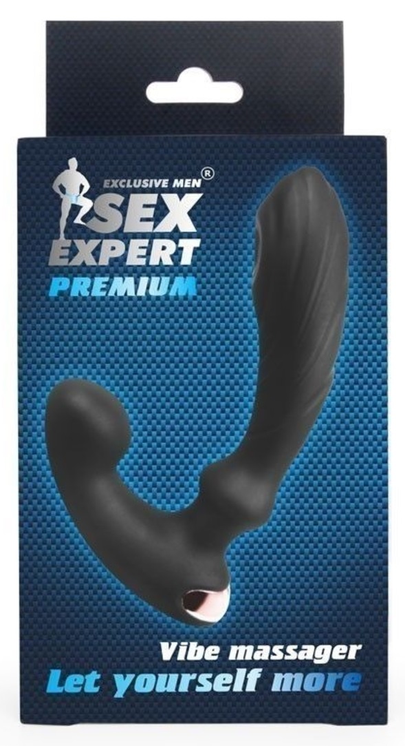 Вибромассажер с пульсирующим шариком Sex expert