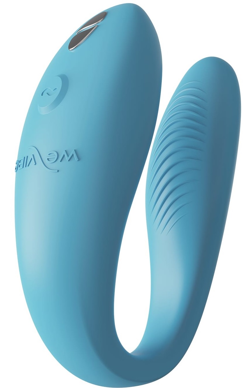 Вибромассажер для пар We-Vibe Sync Go blue