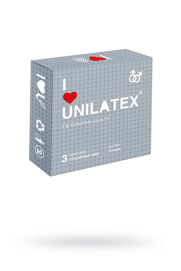 Презервативы Unilatex Dotted 3шт