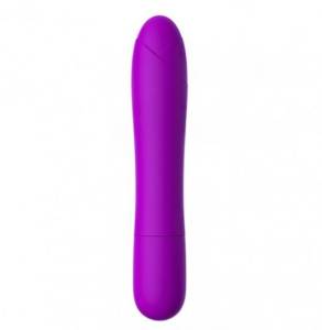 Фиолетовый мини вибратор  